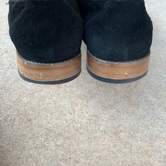 Stacy Adam COLFAX Mac Toe Penny Slip On Black Suede Men’s Dress Shoe size 10 - Picture 8 of 14